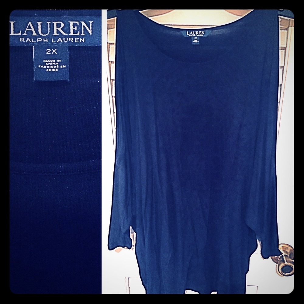Ralph Lauren Cold Shoulder Top